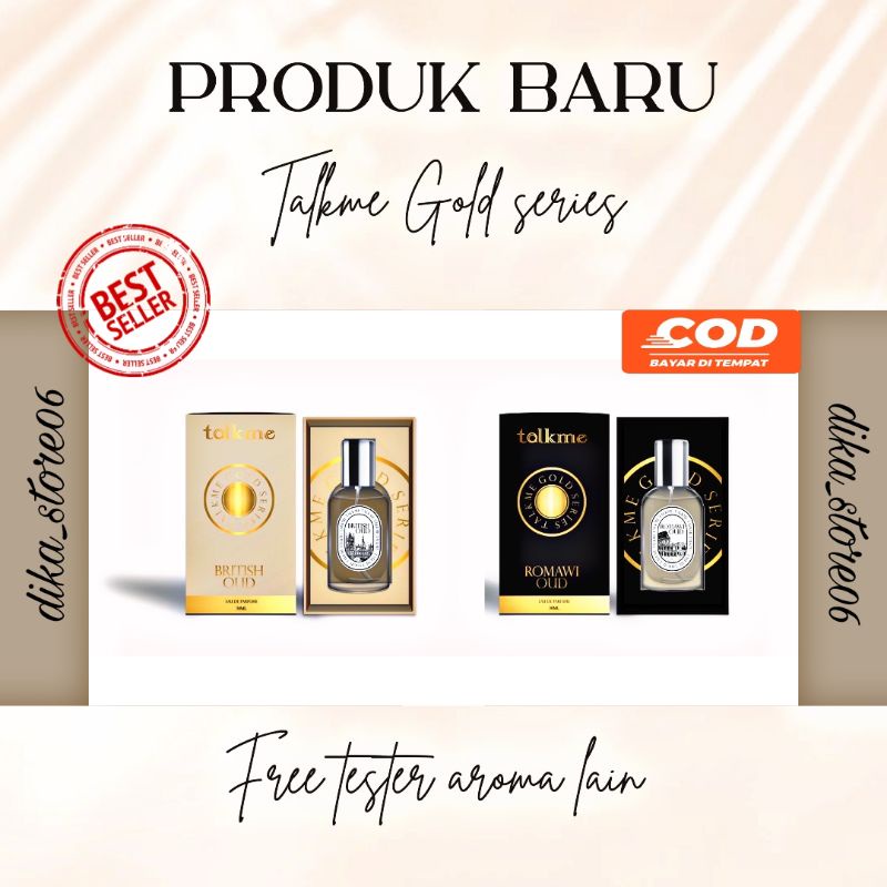 PAKET HEMAT BUNDLING PARFUM TALKME GOLD SERIES 30ml