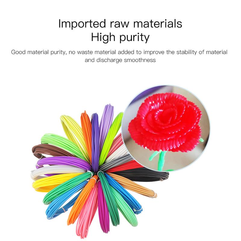 【10-20 Warna 5 Meter】3D Printer Filament/Printing Filament Untuk 3D Printer/Filament Refill PLA