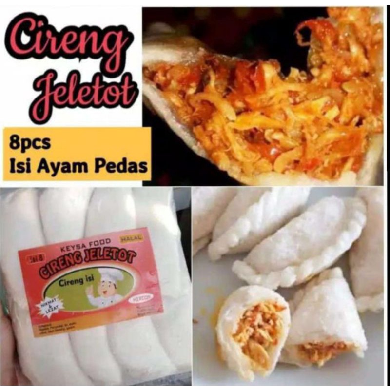 

Cireng ayam jeletot /Cireng ayam pedas