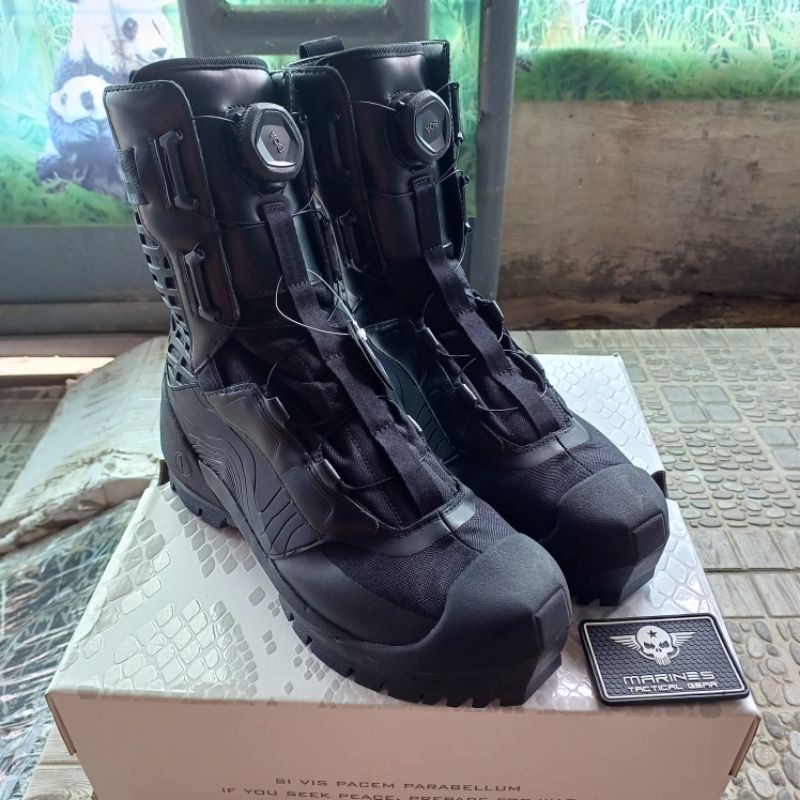 Sepatu PDL TNI POLRI BOA tali putar Parabellum COBRA Original