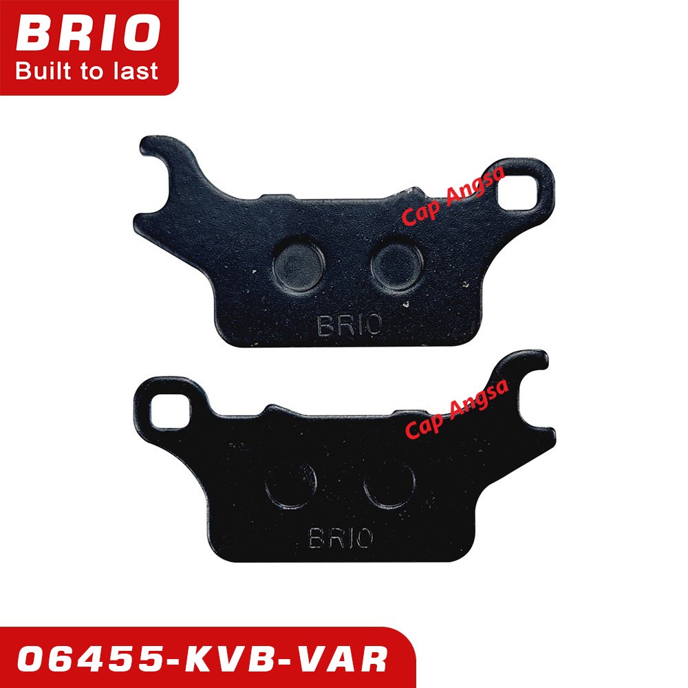 KAMPAS REM DEPAN CAKRAM DISPED DISK KANVAS REM VARIO 150 125 LED TECH NEW 06455 KVB BRIO BRAKEPAD