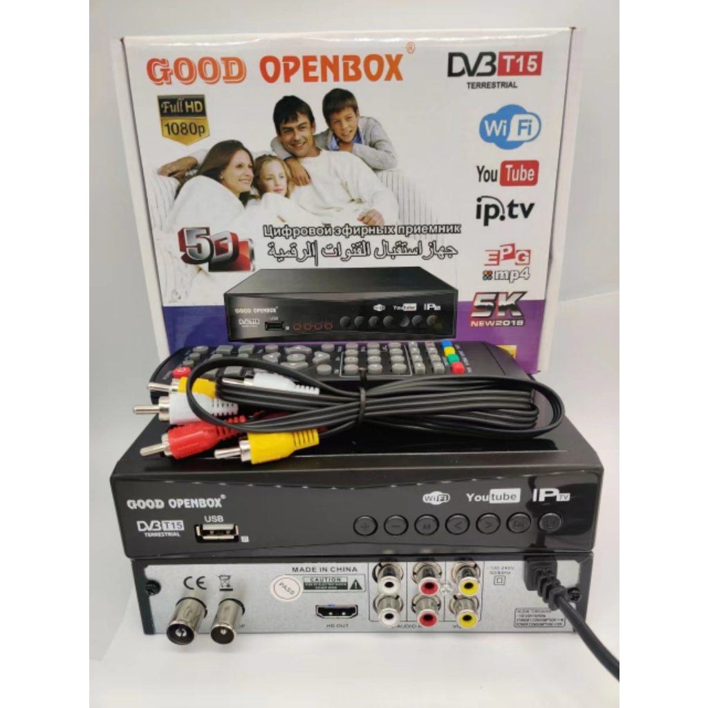 T15 Tv set top box Tv Digital Hd Open Box Dvbp T15 Receiver GOOD OPENBOX T15 DVB-T2 TV Digital anten