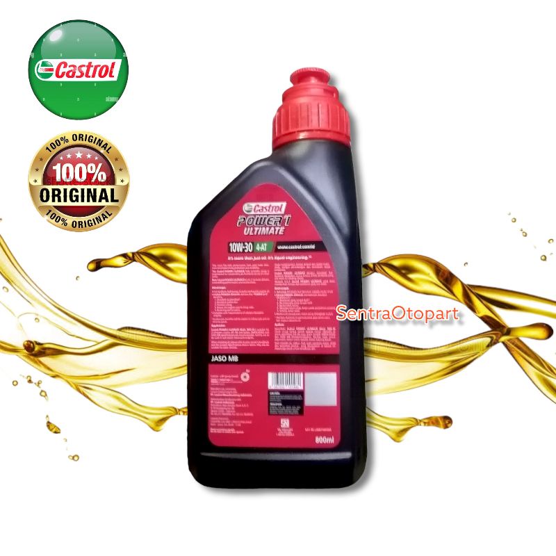 Oli Castrol matic skuter power ultimate 10w 30 800 ml full synthetic