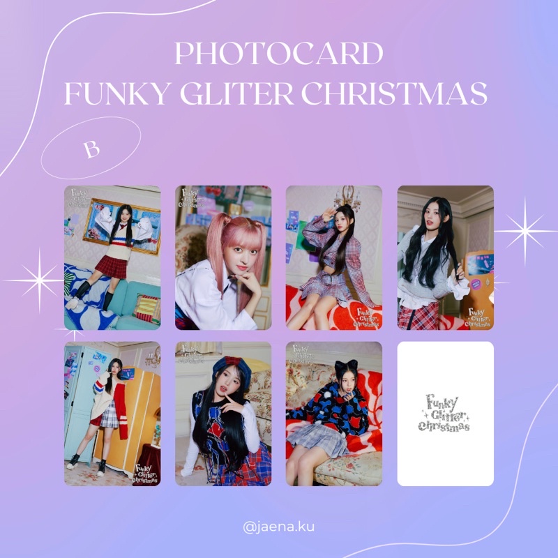 [NMIXX] PHOTOCARD SEASON’S GREETINGS &amp; FUNKY GLITER CHRISTMAS NMIXX ‼️BACA DESKRIPSI‼️