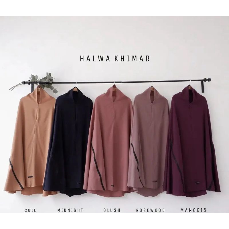 NEW. Halwa Khimar by bellaluna.id (Manggis)