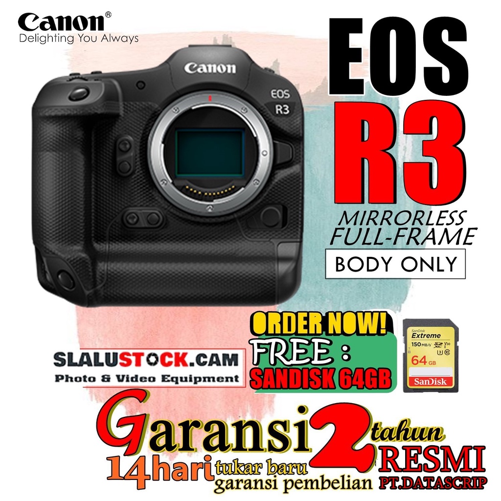 Canon EOS R3 Body / Camera Canon EOS R3 Mirrorless Full Frame 6K