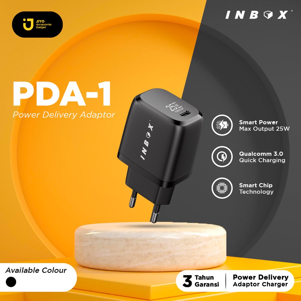 Kepala Charger | Adaptor | Charger | Travel Charger Inbox PDA-1 25W GARANSI 3 TAHUN