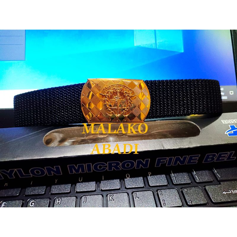 GESPER KEJAKSAAN KEPALA MOTIF & kepala polos TIDAK BRASO/IKAT PINGGANG KEJAKSAAN