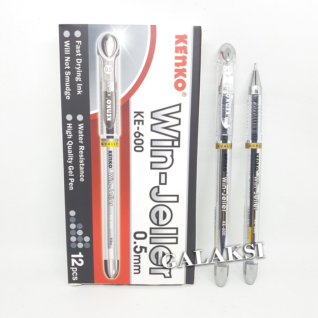 

[BOX/12 PCS] PULPEN GELPEN KENKO WIN JELLER KE-600 0.5 MM