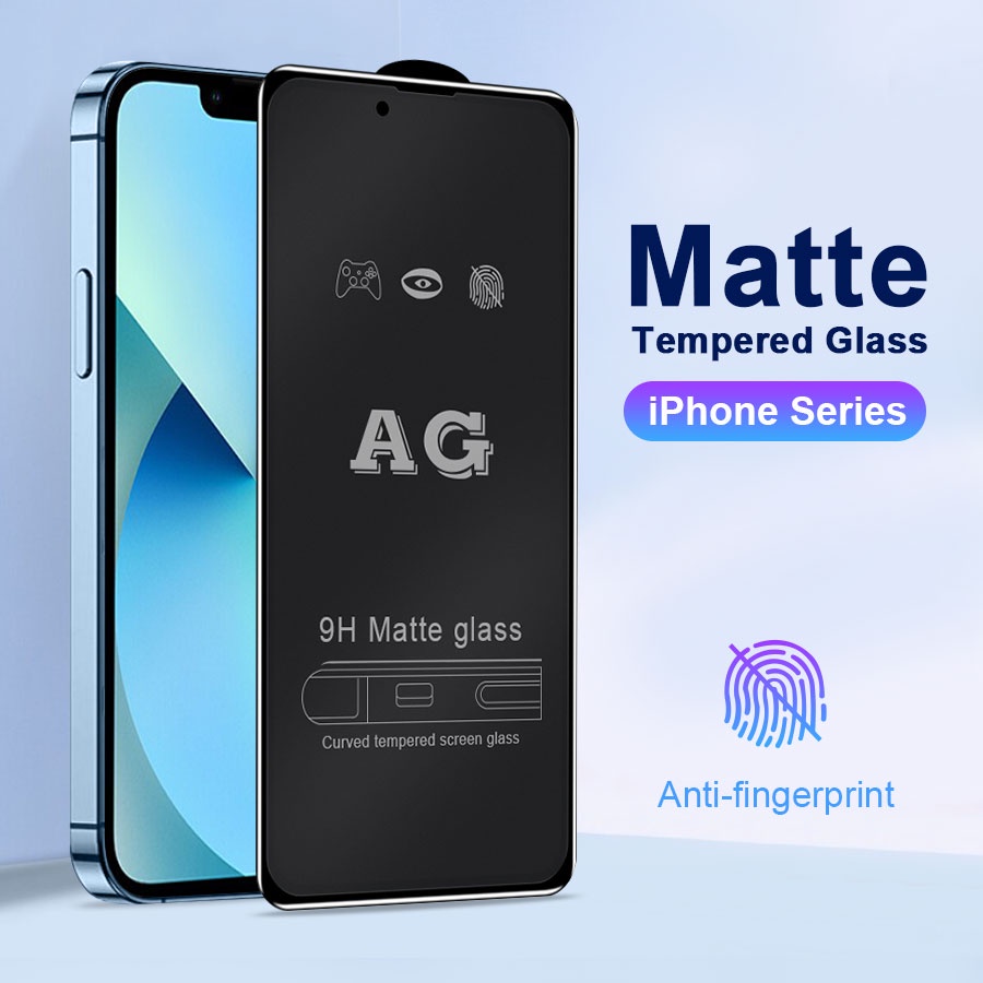 TEMPERED GLASS MATTE ANTIGORES GLARE FOR APPLE IPHONE 14 / 14 PRO / 14 MAX / 14 PRO MAX ANTI GORES