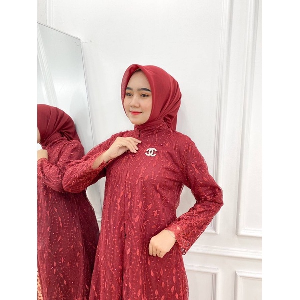 PB Prilly Busana - ANISA TILE BORDIR - KEBAYA BUSUI - TUNIK PESTA - ATASAN TILE MEWAH