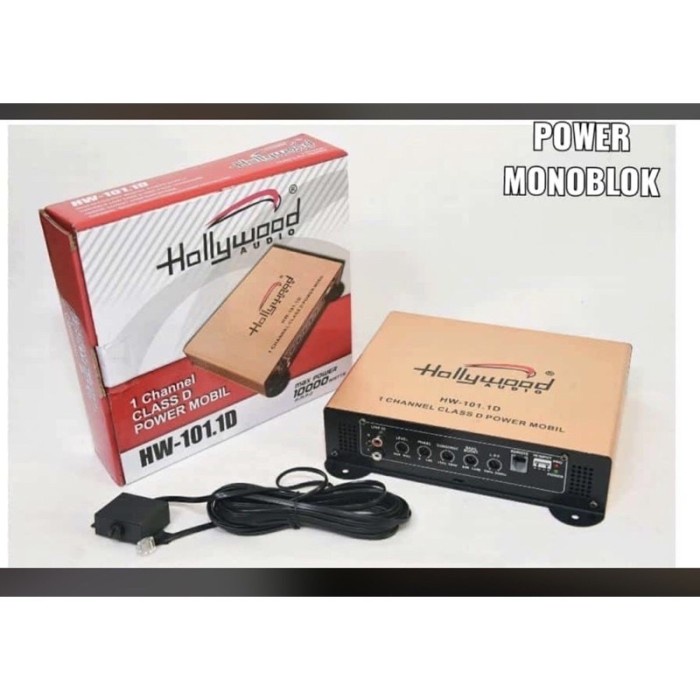 Power Amplifier Power Monoblock Hollywood Class D Hw101.1D