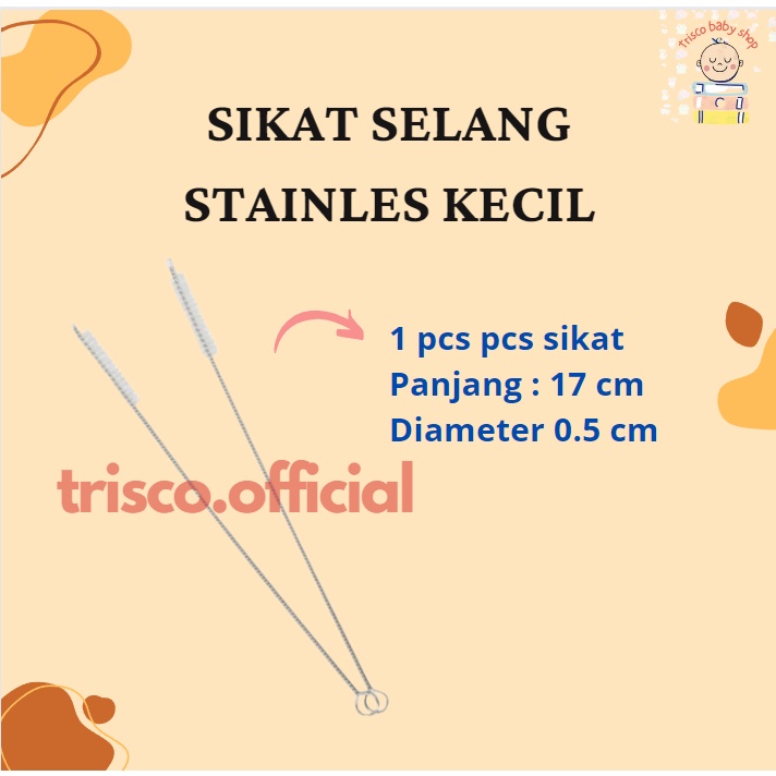 Trisco Sikat Pembersih Sedotan dan Botol Susu