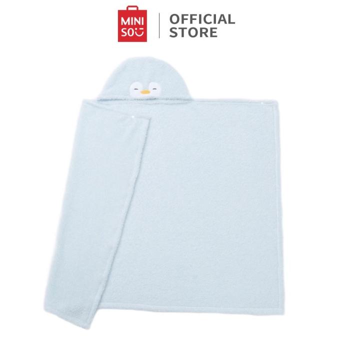 MINISO Selimut Hoodie Lucu Tebal Berkerudung Topi Karakter Blanket