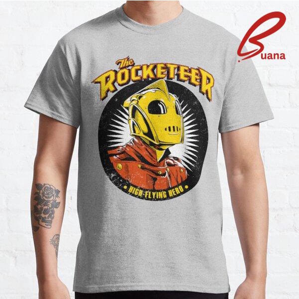Kaos Pria The Rocketeer High-Flying Hero Distressed 2014
