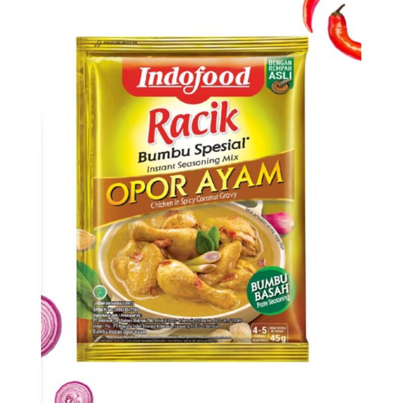 

INDOFOOD racik bumbu OPOR AYAM instant praktis siap saji 45g