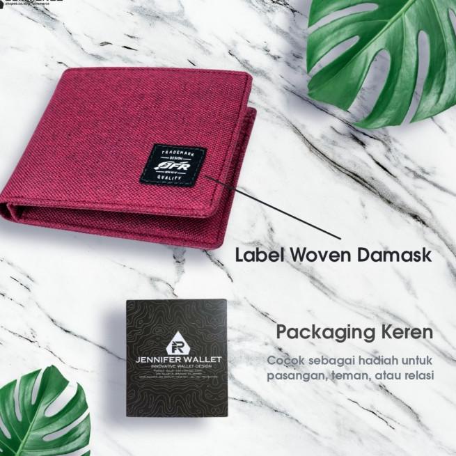 Dompet Remaja Pria Anak Laki Laki Kain Keren Dompet Lipat Pria GP10 - Merah
