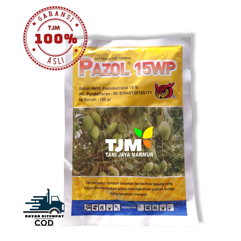 PAZOL Plant Growth Regulator 15 WP 100Gram /untuk merangsang pembungaan, meningkatkan pertumbuhan/pe
