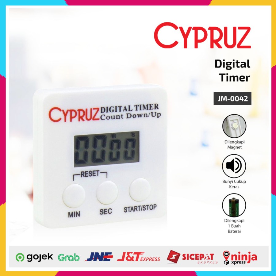 Timer Digital Waktu Masak Cypruz Count Down Up JM-0042