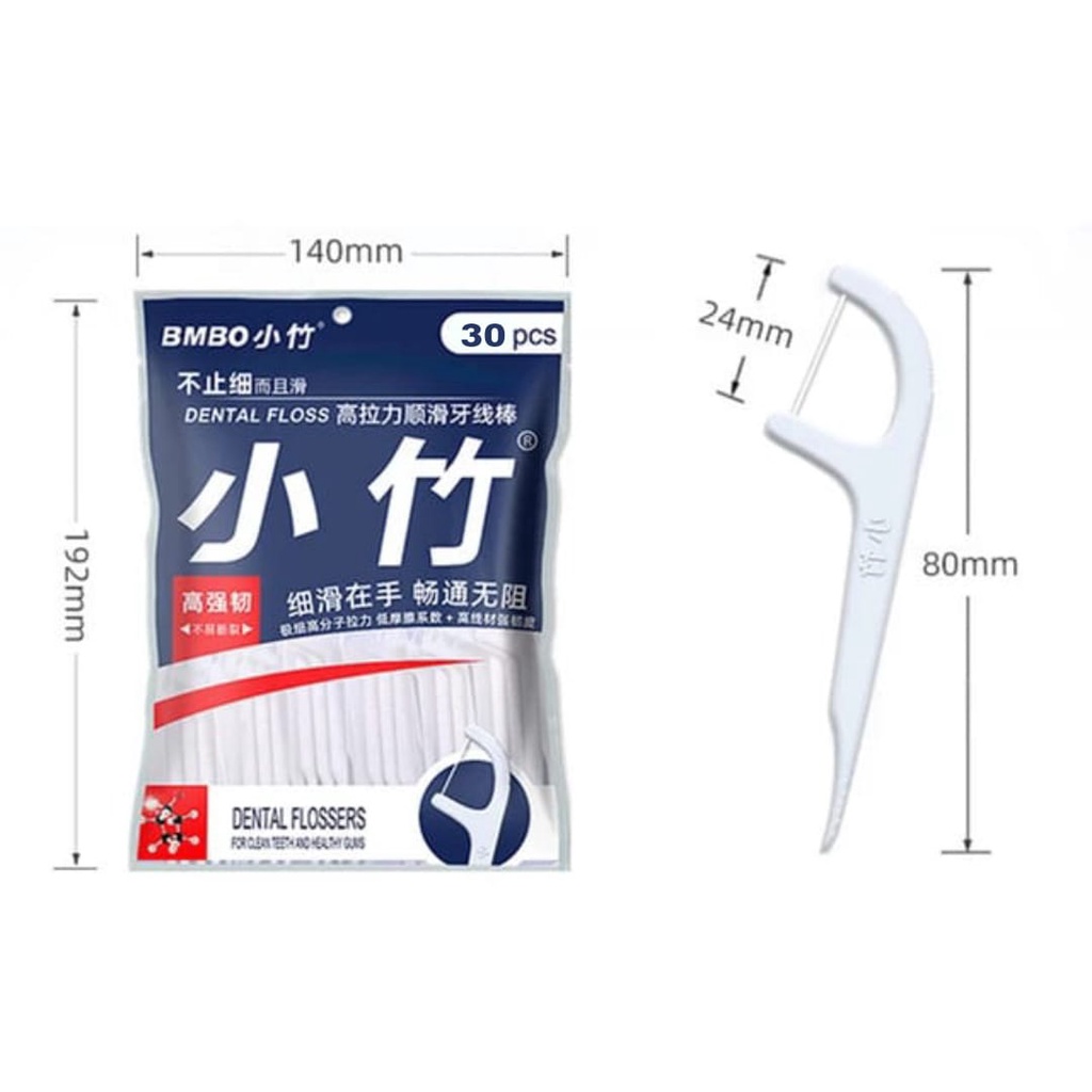 Dental Floss isi 50 pcs Macromolecul carea benang tusuk gigi Oral KOTAK pembersih sela Doctor Bei Xiaomi