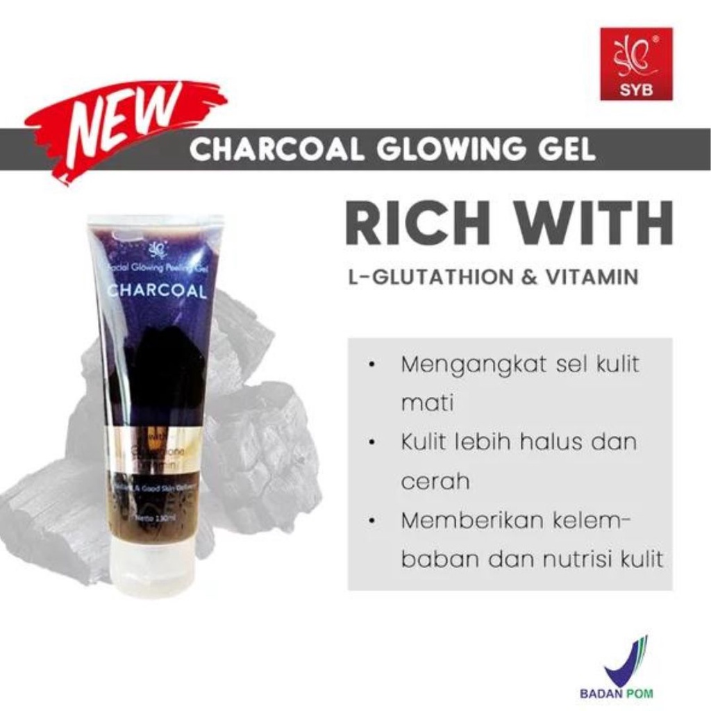 SYB Facial Glowing Peeling Gel Charcoal