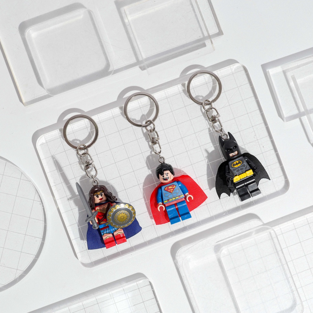 Keychain / Gantungan Kunci dg Minifigure - Kado Hadiah Souvenir kenang-kenangan Unik Lucu Antimainstream Ulang Tahun Anak teman pacar kesayangan.