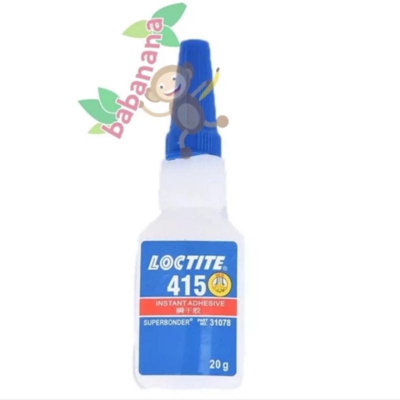 Loctite 415 lem 20gr besi plastik super kuat adhesive serbaguna glue