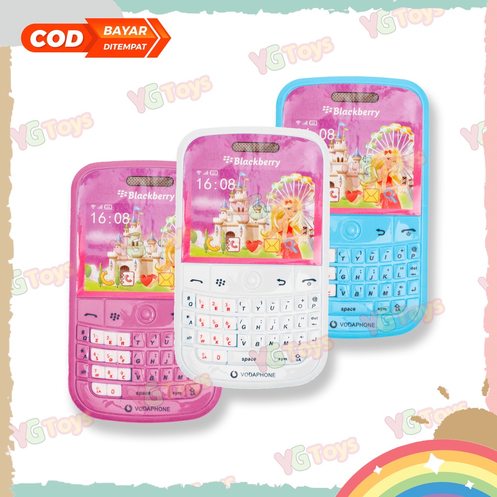 YGtoys Mainan Telfon Telepon Telpon Handphone HP Anak Perempuan Musik Princess Musical Toy HP Aiyaiyai