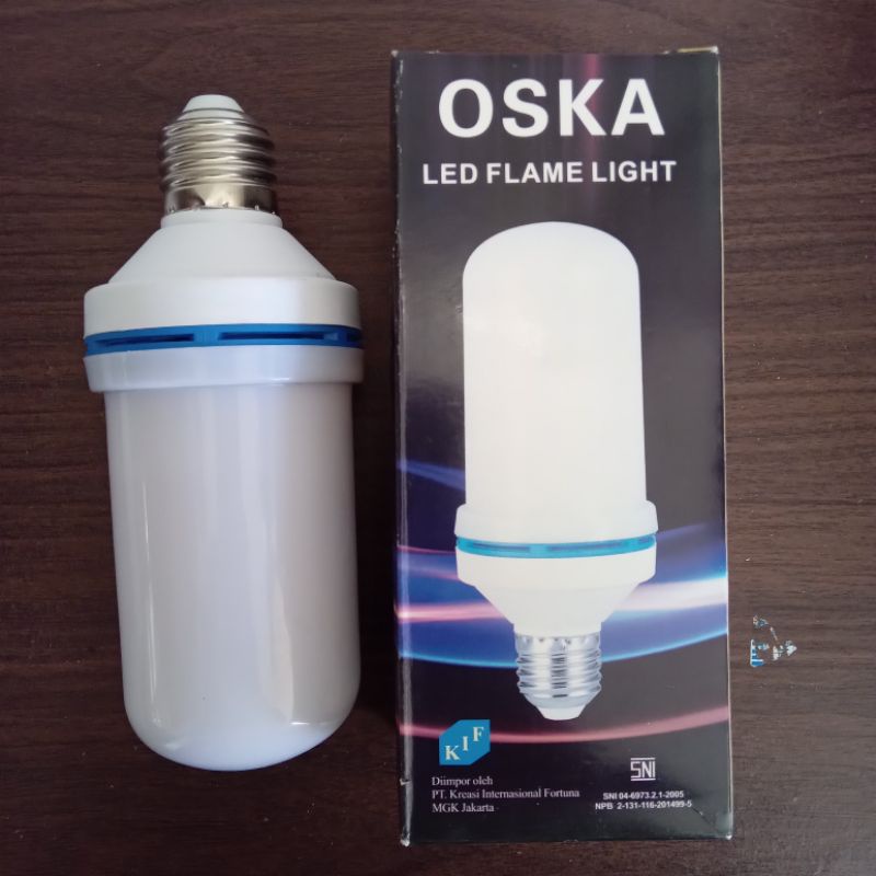 LAMPU HIAS OSKA LED FLAME LIGHT