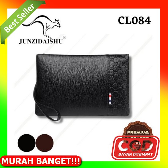 Tas Casual Clutch Bag With Ball Pouch Exclusive Original Birdie Cl084 - Clutch Kulit Pria Wanita Han