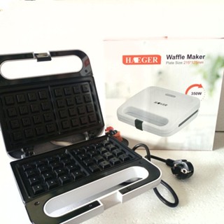 Waffle maker Haeger HG SM 02T cetakan kue wafle anti lengket