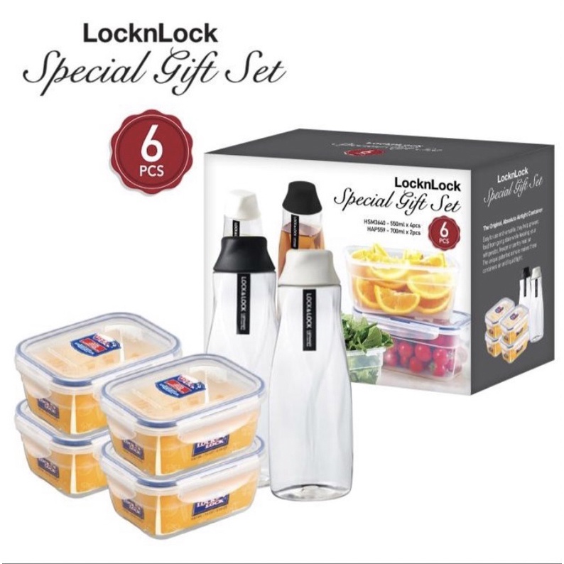 SALE CUCI GUDANG Lock N Lock Spesial Gift Set 6 pcs