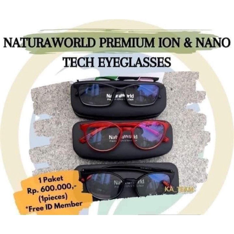 Kacamata ion nano Naturaword/ free member/pin