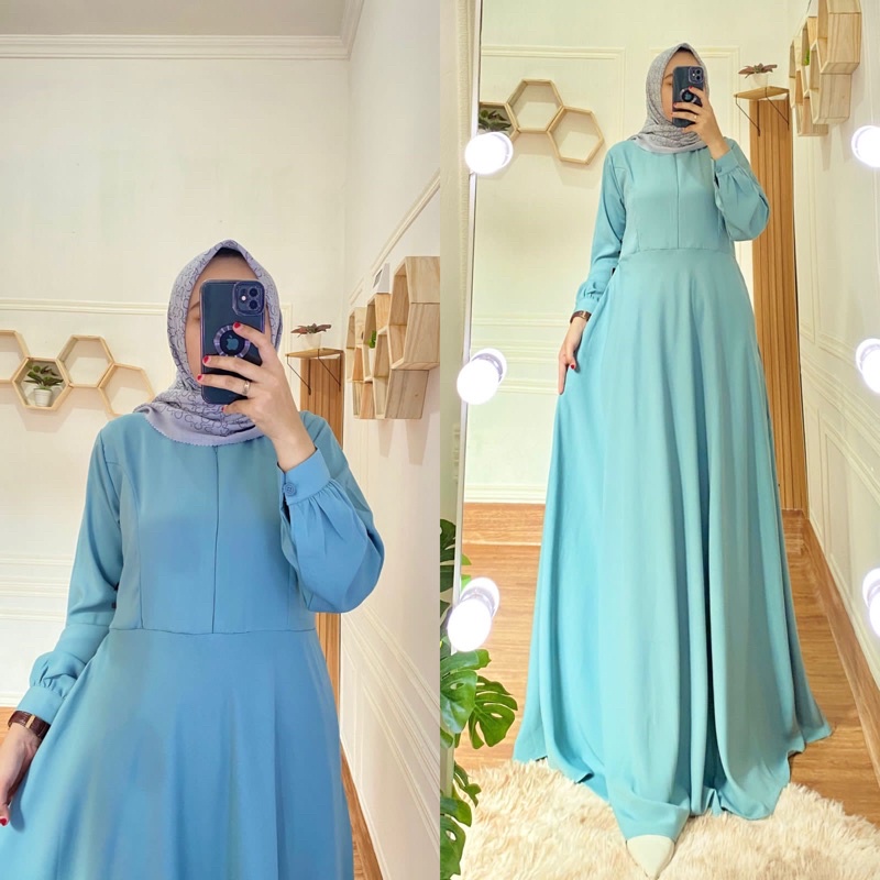 Dres Alena, Bahan Madeline Premium, Dailydress Homedress