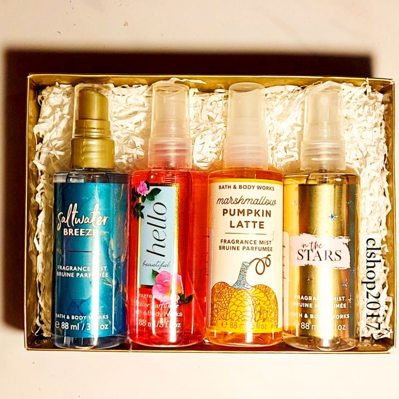 BATH &amp; BODY WORKS BBW PAKET GIFTSET HAMPERS 2IN1 3IN1 4IN1 5IN1 6IN1 7IN1 GINGHAM DARK KISS JAPANESE CHERRY BLOSSOM YOU'RE THE ONE MAD ABOUT YOU A THOUSAND WISHES IN THE STARS INTO THE NIGHT ROSE PERFECT PEONY SUNSET GLOW STRAWBERRY POUND CAKE BAHAMAS