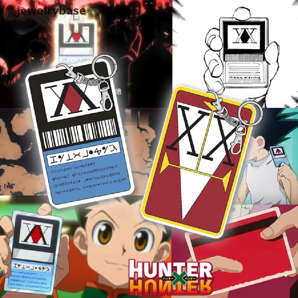 Kartu Lisensi Desain Anime Hisoka Kurapika Killua Zoldyck Hunter x Hunter Bahan PVC