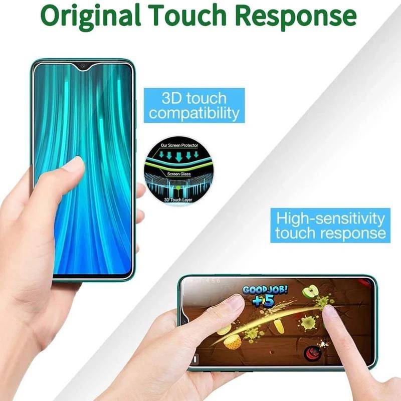 REDMI 3pcs Pelindung Layar Tempered Glass Untuk Xiaomi Note 10 10S 11S Pro 5G 8 9 9T 10 10T 11i 11T Poco M4 X4 Pro Lite SE 5G