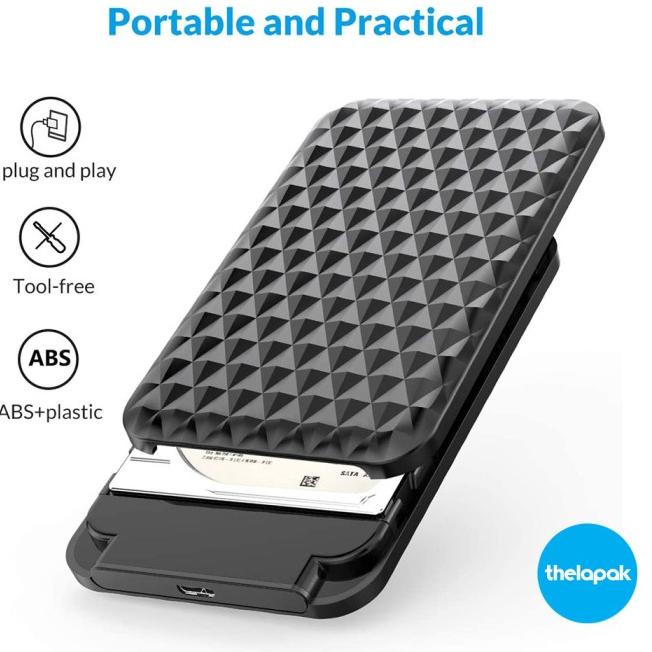 Casing Hardisk External ORICO 2520C3 2.5 SATA USB Type-C HDD Enclosure