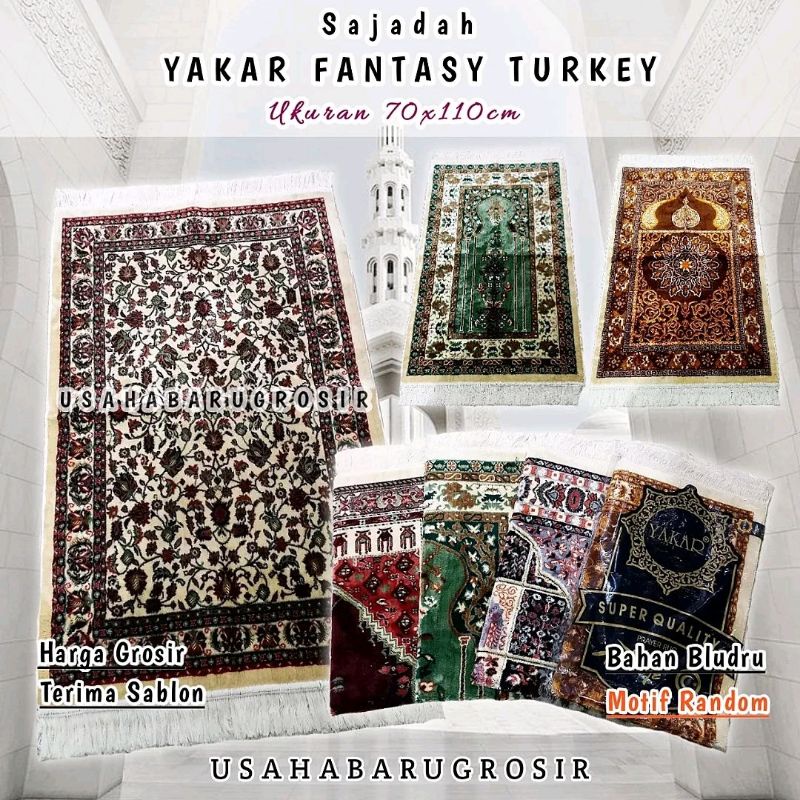 SAJADAH WANGI TURKI YAKAR / SAJADAH TURKI / SAJADAH MURAH / TRAVEL