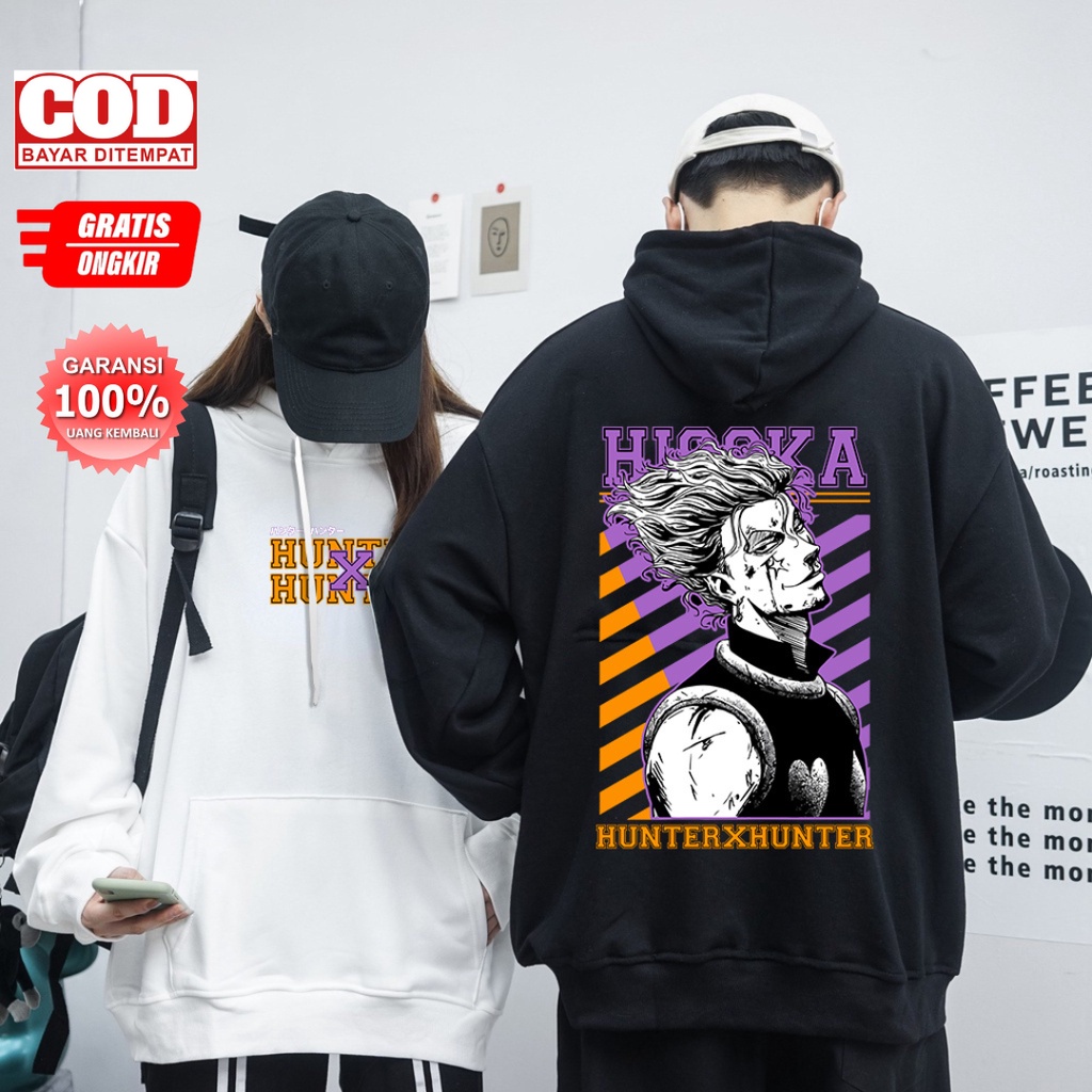 Promo COD Hoodie Hunter X Hunter Anime Pria/Wanita Kaus Atasan Harajuku Uniseks Pria Wanita Hoodie Plus Fashion Streetwear