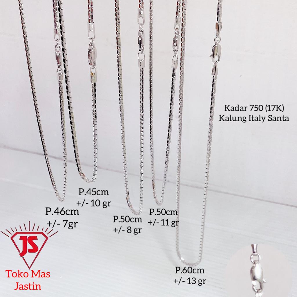 KALUNG NEW ITALY SANTA MENGKILAT KADAR 750/17K