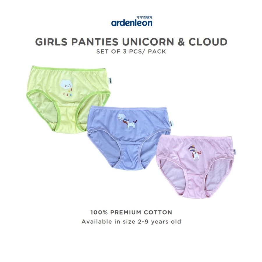 Ardenleon Girls Panties Cloud Unicorn | Celana Dalam Anak