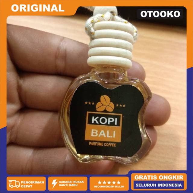 Parfum Kopi Bali Botol Kaca mobil Pengharum Pewangi mobil Gantung 10ml