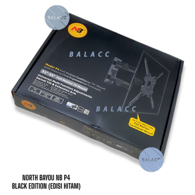 Bracket LED LCD TV NORTH BAYOU NB P4 / NBP4 32&quot; 40,&quot; 43&quot;49 &quot;50 ,55&quot; INCI MURAH !!!!