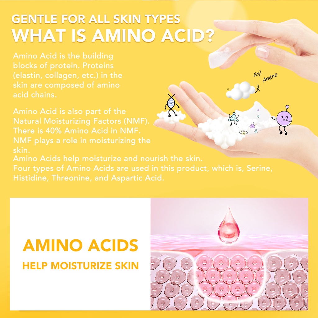 (READY &amp; ORI) Y.O.U YOU HY Amino Wow-Tery Hydrating Facial Wash/Attack/Glowing cuci muka pembersih wajah