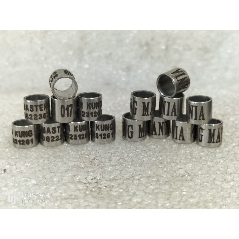 RING BURUNG MURAH PERKUTUT BAHAN BAJA