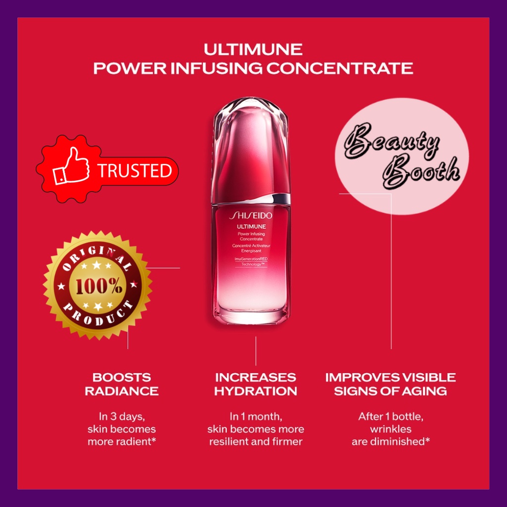 SHISEIDO Ultimune Power Infusing Concentrate 75ml 120ml