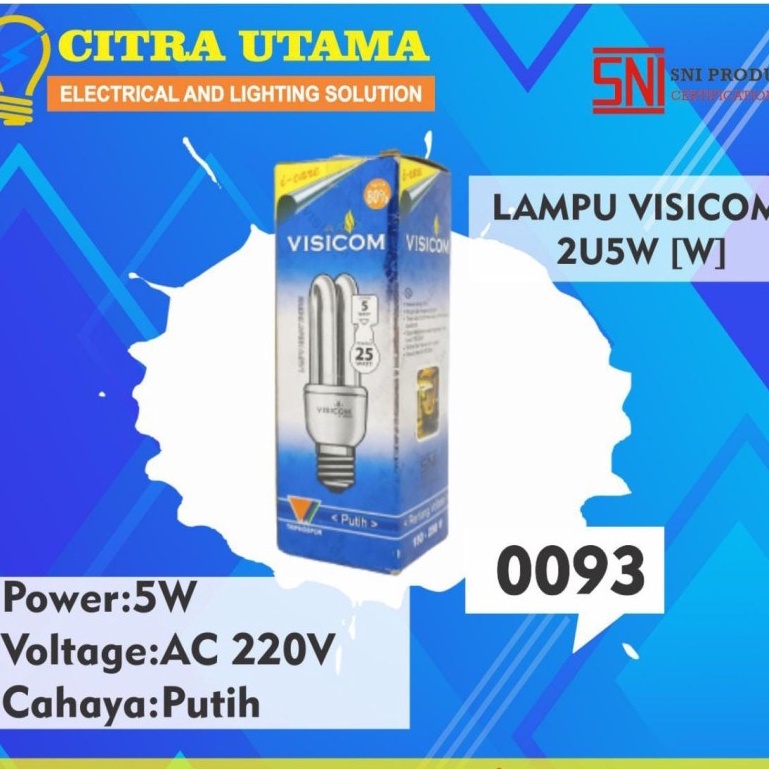 LAMPU PLC VISICOM 2U5W K0093