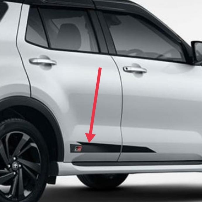 STIKER BODY SAMPING TOYOTA RAIZE GR SPORT ORIGINAL 13
