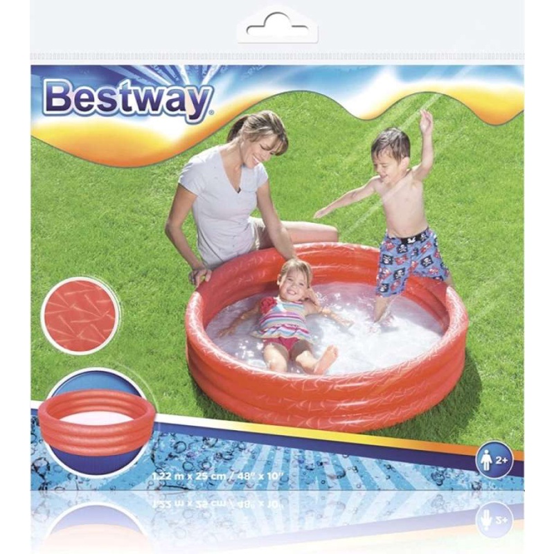 Bestway 51025 Kolam Renang Anak Karet Mandi Bola Pool [122 x 25 Cm] / Kolam Mandi Bola